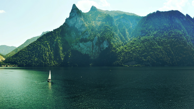 idyllic, sky, water, nature, plant, tranquility, boat, no people, sailboat, outdoors, waterfront, non-urban scene, beauty in nature, summer, tree, mode of transportation
