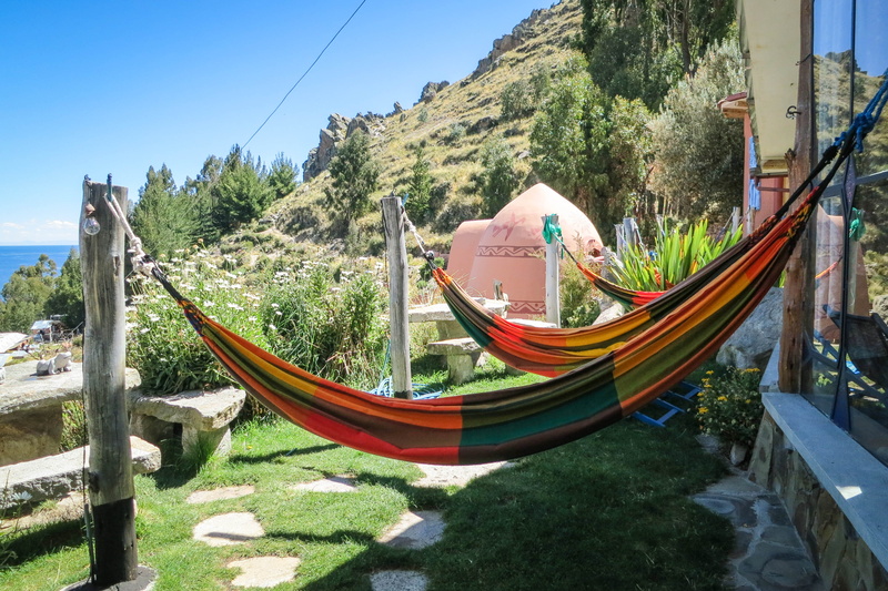 grass, mountain, Bolivia, mode of transportation, relaxing, outdoors, day, hills, hammocks, nautical vessel, yard, scenics - nature, hammock, nature, sky