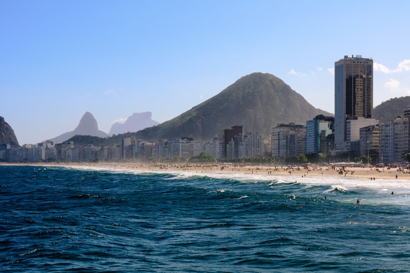 Rio De Janeiro, Mountain, Sea, Cities, 1080P, Brazil, Copacabana, Beach
