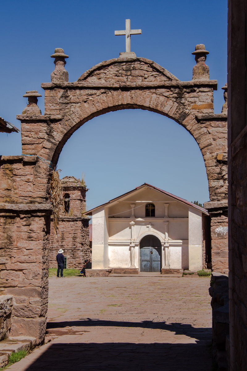 architecture, place of worship, building exterior, entrance, building, day, 4K, travel destinations, built structure, nature, religion, spirituality, lake titicaca