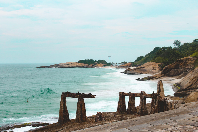 shoreline, day, rock - object, slate, nature, sea, plant, rock, beach, ship, wood, tranquil scene, outdoors, transportation, scenics - nature, vehicle