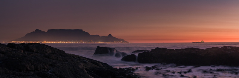 nature, Vacation, landscape, outdoors, mountains, africa, sunrise - Dawn, beach, night  day, Mountain View, dusk, capetown, 8K, Sunset, Sun, sea  shore