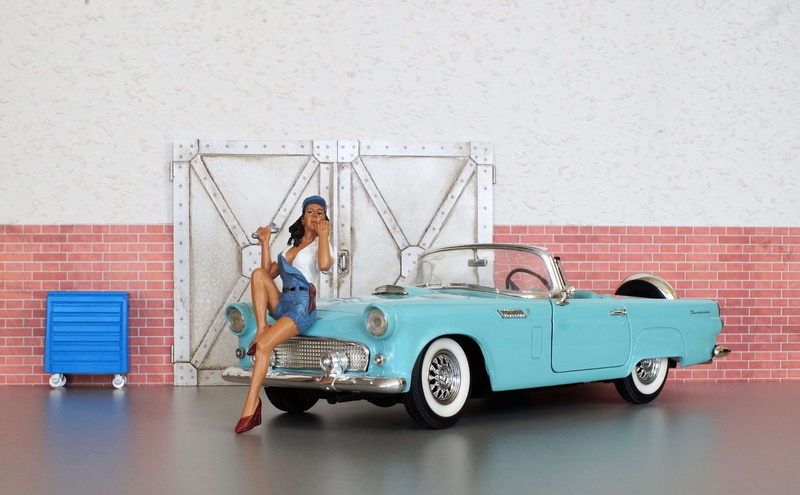 indoors, diorama, transportation, real people, 4K, day, adult, car, model, arms raised, convertible, automotive, copy space, auto, classic, lifestyles