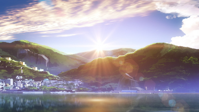 anime, Nagi no Asukara, landscape, lens flare, 1080P