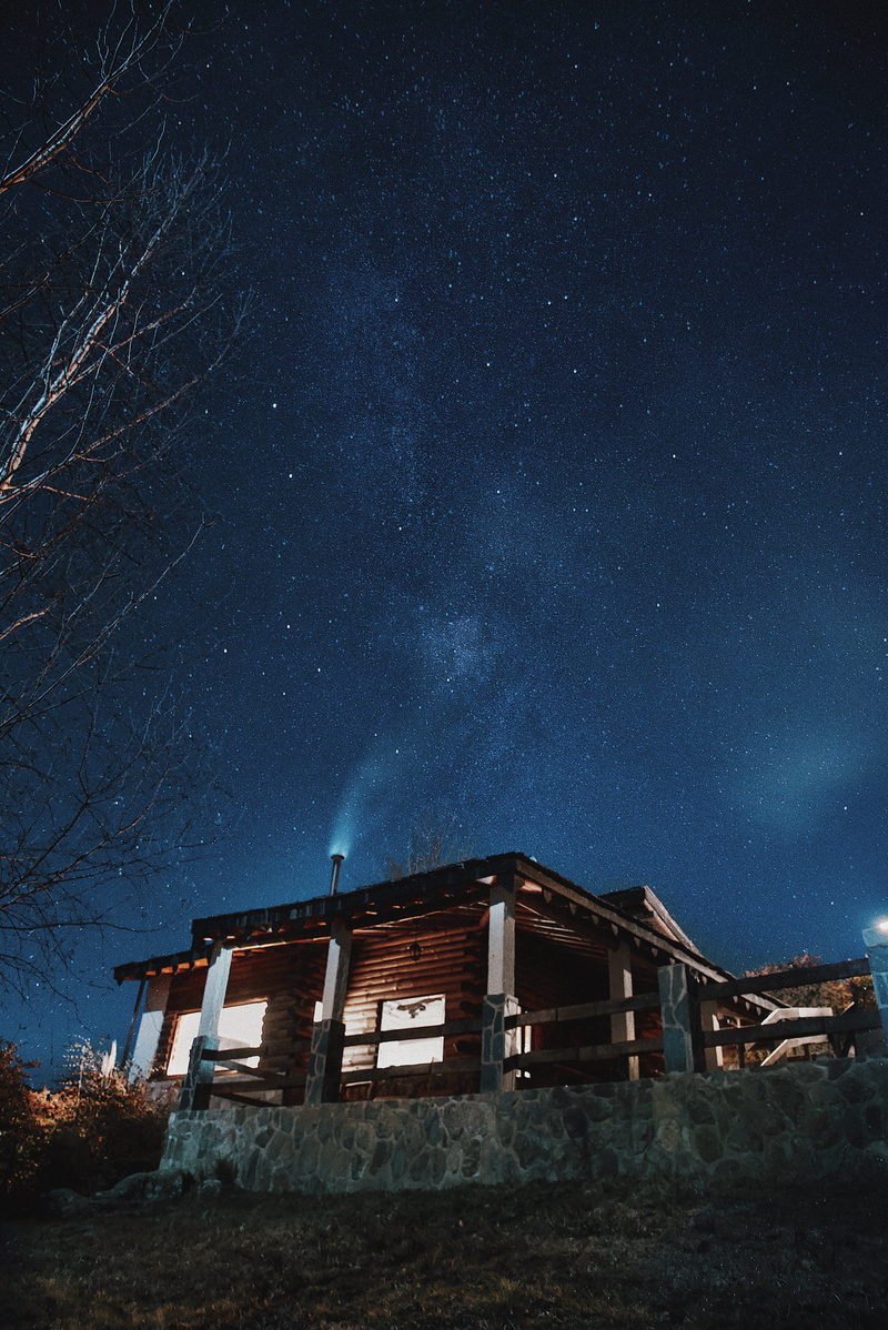 building exterior, hut, brick, town, outdoors, beside, mansion, scenics - nature, built structure, argentina, nature, sky, shack, tree, residential district