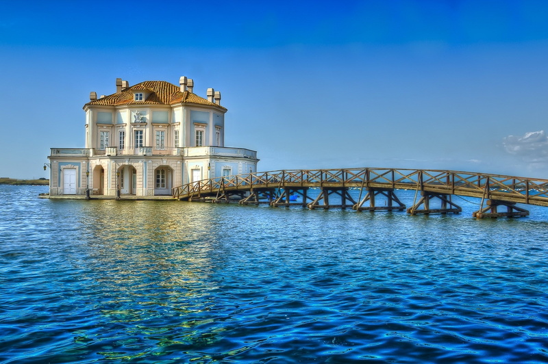 1080P, pier, building, sea, Italy