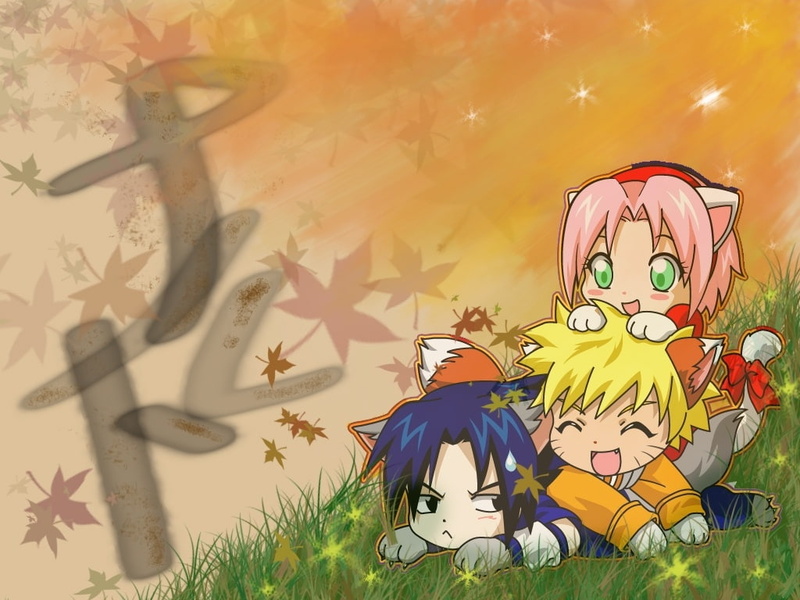 cute, hd, naruto, anime, 480P, 7, team, art