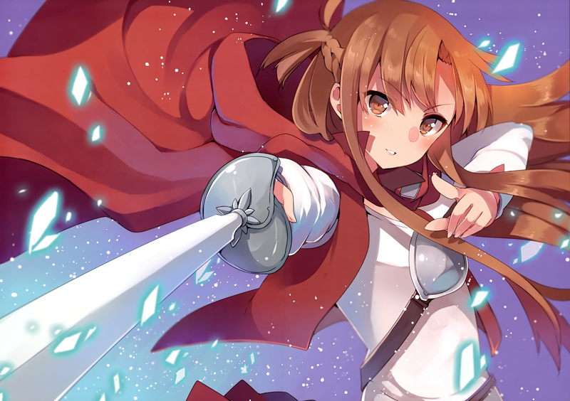 sword, Sword Art Online, Yuuki Asuna, 4K