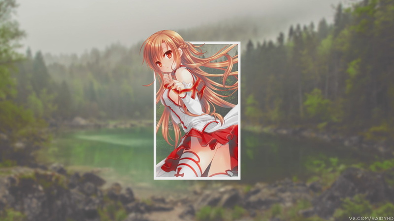female likeness, representation, art and craft, picture-in-picture, day, plant, outdoors, Yuuki Asuna, human representation, Sword Art Online, no people