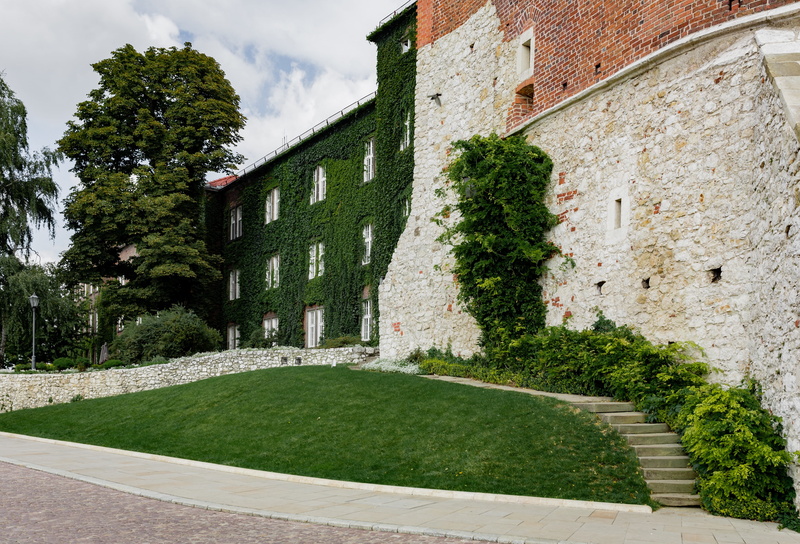 building, town, no people, cracow, capital, history, grass, footpath, sky, plant, polska, wall, karkow, polish, nature, outdoors, Europe, lawn, Poland