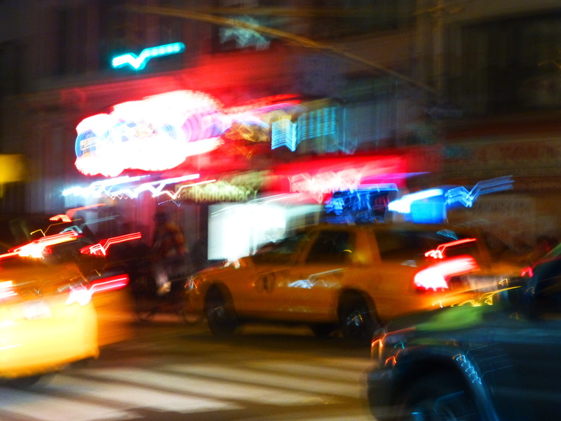 new york, mode of transportation, transportation, traffic, architecture, city life, no people, on the move, united states, blurred motion, 4K, land vehicle