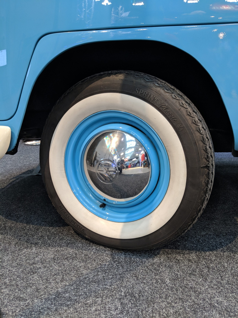stationary, 4K, outdoors, reflection, event, show floor, wheel, culture and congress centre trafo baden, travel, day, bus, switzerland, car, vw, land vehicle