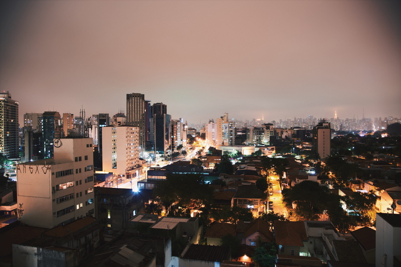 high angle view, buildings, 5K, brazil, crowd, building exterior, crowded, settlement, sao paulo, architecture, são paulo, office building exterior, sky