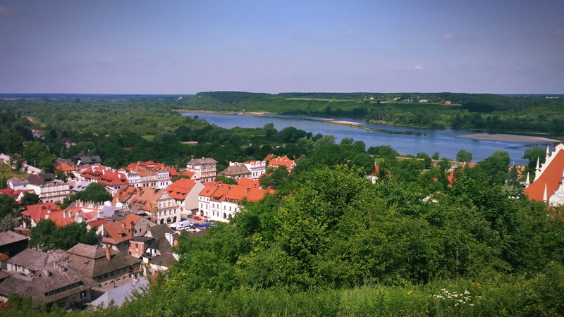 water, Poland, city, roof, house, plant, tree, town, no people, townscape, building exterior, residential district, nature, river, Vistula, architecture