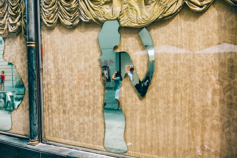 reflect, europe, photography, standing, travel, adult, vitrine, wall - building feature, full length, street, people, real people, torino, silhouette, design