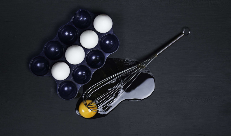 no people, black color, scientific experiment, wood - material, close-up, large group of objects, blue, spoon, 4K, high angle view, still life, egg mixer