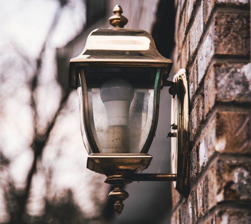 metal, lamp, day, light, bulb, wall - building feature, sconce, energy, lighting equipment, lantern, electricity, glass - material, glass items, antique