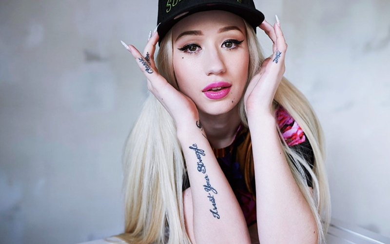 tattoos, celebrities, celebrity, 1080P, azalea, celebs, iggy, hand