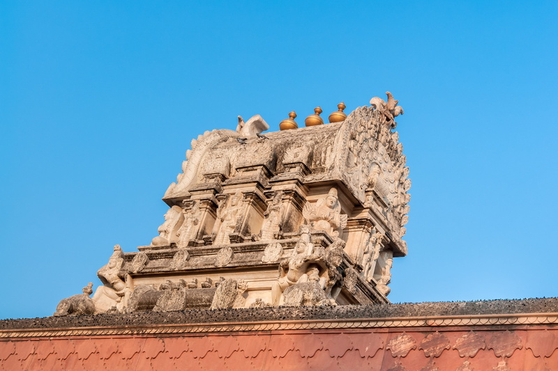 built structure, architectural, craft, temple in vrindavan, 2K, religion, low angle view, building exterior, architecture, sculpture, ornate, nature, the past