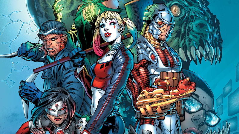 mask, superheroes, Suicide Squad, Cyborg, monster, 1080P, Harley Quinn, artwork, Dc Comics, comics, fantasy, creature, fantasy art