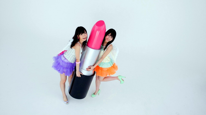 Mayu Watanabe, lipstick, Asian, Kashiwagi Yuki, simple background, women, smiling, akb48, 1080P
