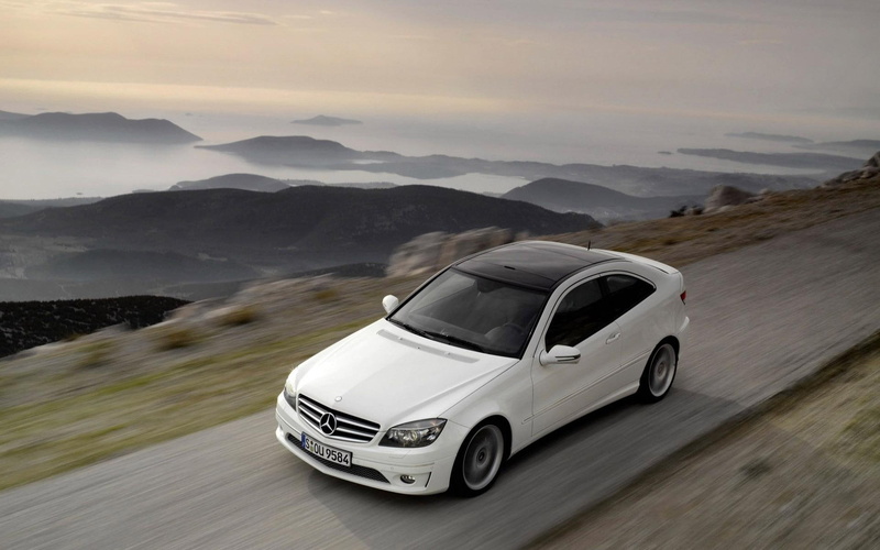white, cars, benz, mercedes-benz, mercedes, 1080P, mercedez, 1920x1200, c, mercedes-benz c64, black, coup, amg