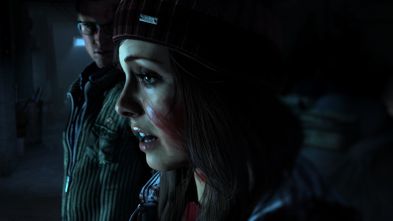 woman, face, blood, 1080P, dawn, until dawn