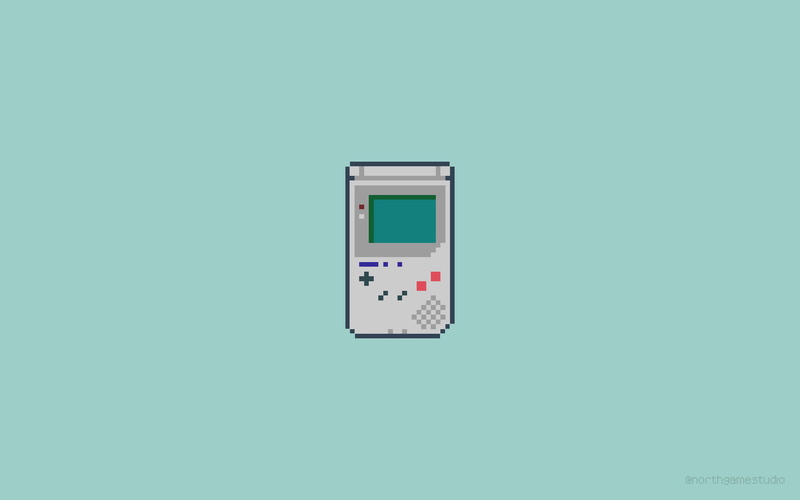 pixel art, GameBoy, retro console, 1080P
