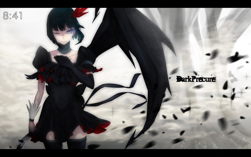 digital composite, 1080P, one person, wings, short hair, transfer print, lifestyles, young women, women, young adult, anime girls, leisure activity, indoors