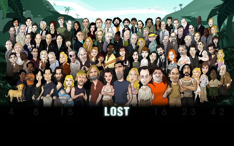 tv, entertainment, Series, lost, art, Comic, 720P, hd
