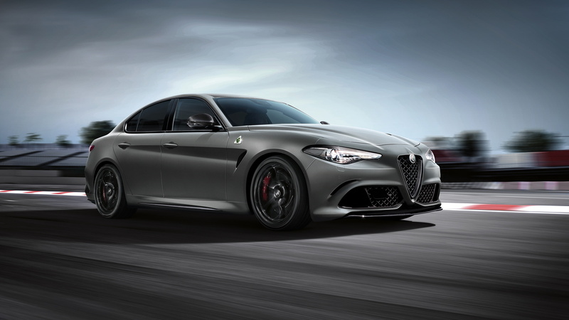 2018, Alfa Romeo, 4K, racing track, speed, Nurburgring Edition, Giulia, Four-leaf clover