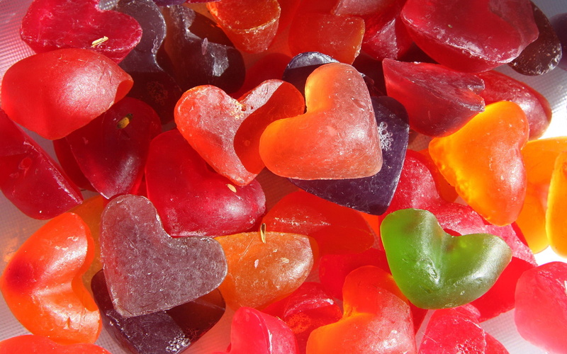 Soaps, Love, Red, shaped, homemade, Heart, 2K