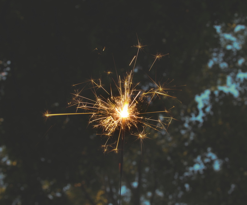 christmas, motion, firework, yellow, party - Social Event, new Years Eve, burning, shiny, firework Display, 4K, dark, event, holiday, night, exploding