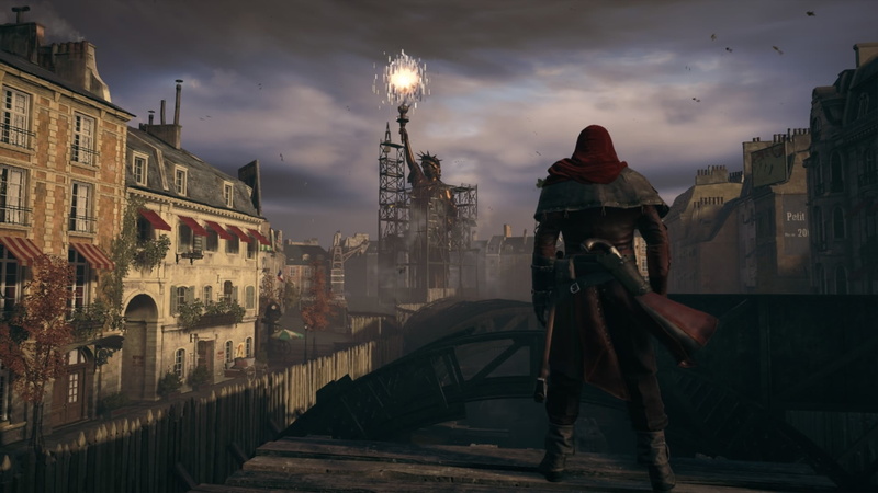 appliaction, travel, s, screenshot, religion, Assassins Creed: Unity, building, building exterior, city, 1080P, cloud - sky, architecture, game, travel destinations