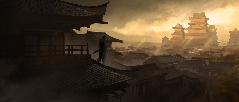 Assassins Creed, China, 1080P, artwork, castle, landscape
