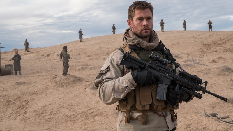 4K, Chris Hemsworth, 12 Strong, 4k