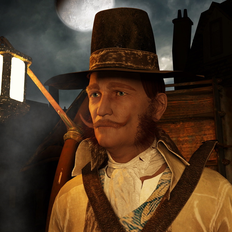 real people, 1080P, fantasy, indoors, mystical, bart, atmospheric, close up, portrait, headshot, lantern, leisure activity, mid adult, instrument, one person