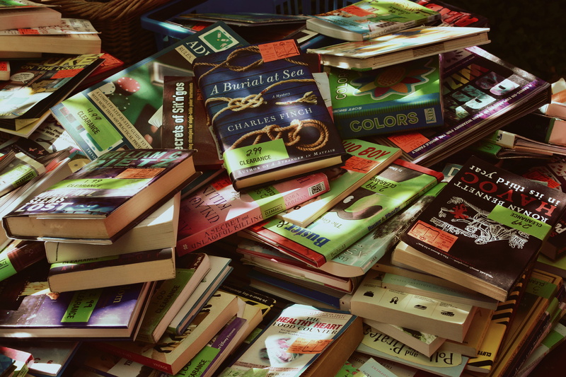 variation, choice, novel, market stall, clearance, market, publication, books, lot, stack, store, calm, large group of objects, pages, multi colored, assorted