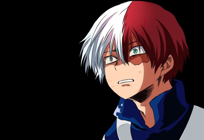 look, Boku no Hero Academy, guy, My hero Academy, background, 2K, anime, Todoroki Shoto