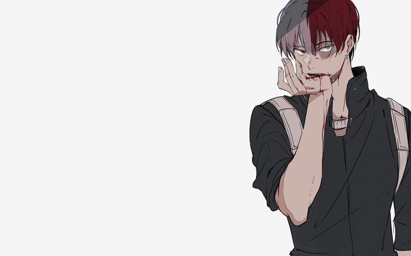 Boku no Hero Academy, anime, guy, Todoroki Shoto, My heroic academia, 1080P, art