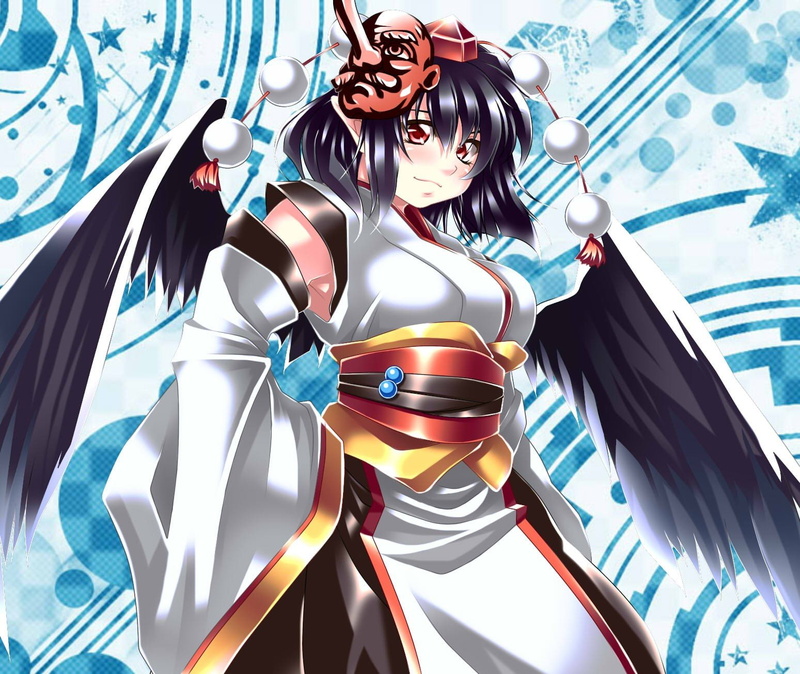 video, shameimaru, touhou, aya, 720P, tengu, hair, short, games