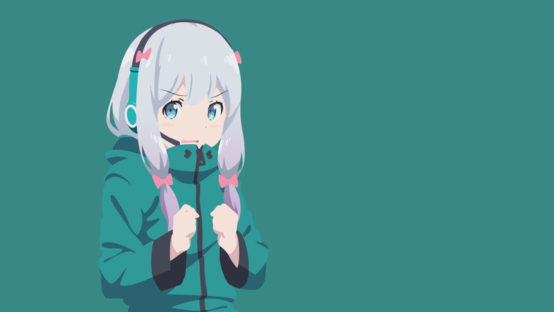 female, japanese, Sagiri Izumi, cut out, bishojo, copy space, representation, Izumi Masamune, human face, white, creativity, real people, helmet, leisure activity