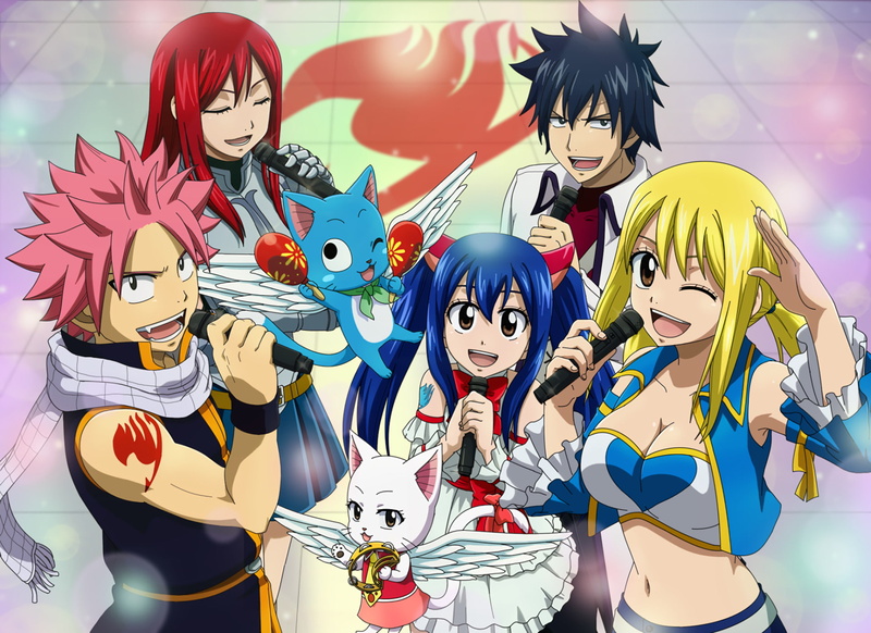 clown, representation, Charles (Fairy Tail), Wendy Marvell, spooky, table, art and craft, mask, no people, indoors, male likeness, Natsu Dragneel, multi colored