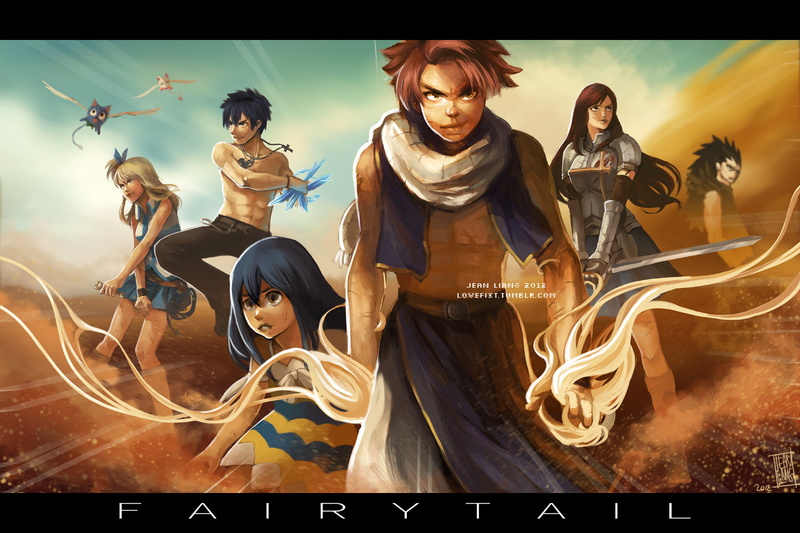 Gray Fullbuster, Fairy Tail, Lucy Heartfilia, 1080P, Erza Scarlet, Happy (Fairy Tail), Anime, Wendy Marvell, Charles (Fairy Tail), Natsu Dragneel, Gajeel