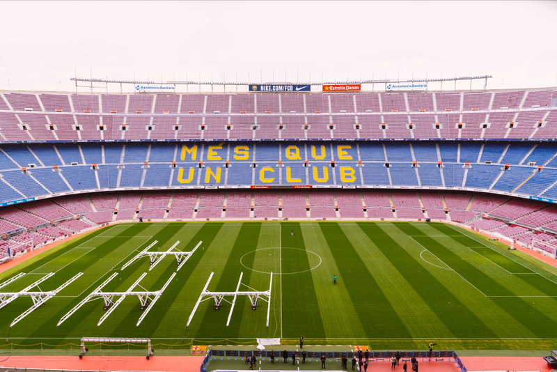 architecture, spectator, travel, 8K, competition, real people, nike, outdoors, sports, soccer, team sport, green color, arena, explore, camp nou, barcelona
