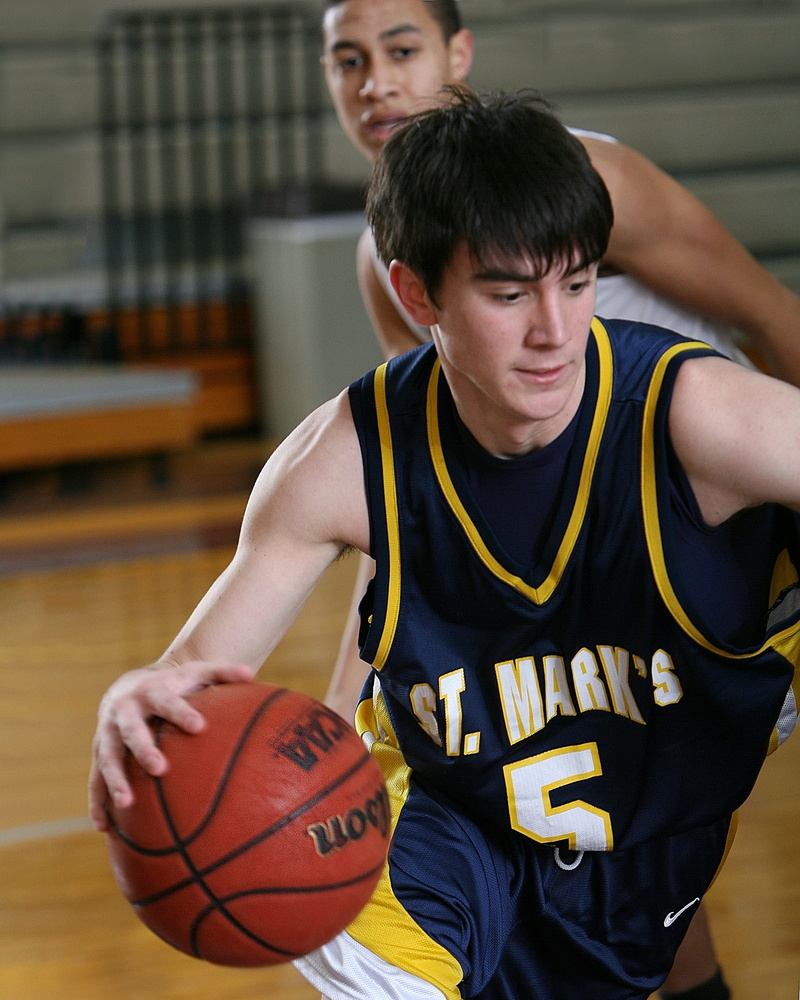 sportsman, high school, basketball - sport, male, people, uniform, sports uniform, Player, court, action, Game, indoors, competitive, Basketball, ball