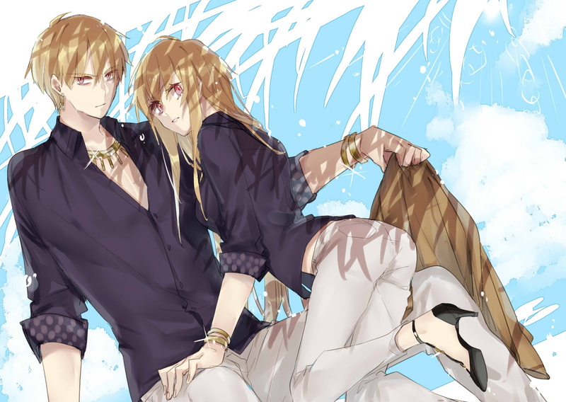 Caster (Fate/Grand Order), Fate/Grand Order, Gilgamesh (Fate Series), Fate Series, 1080P