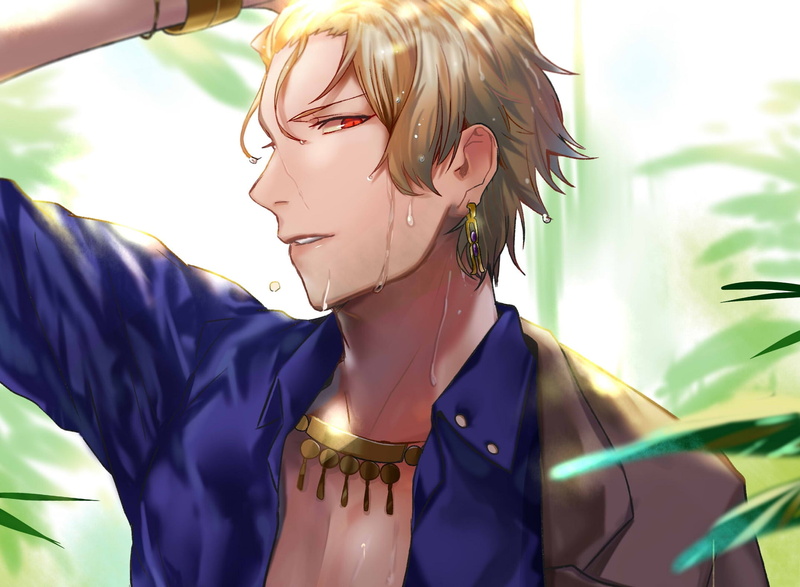Fate/Grand Order, Blonde, Gilgamesh (Caster), 1080P, Fate Series