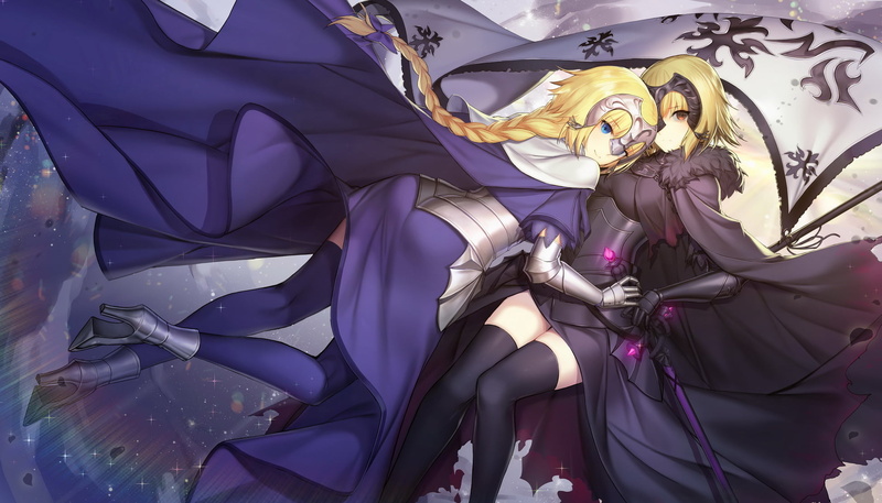 Long Hair, Braid, Avenger (Fate/Grand Order), Blue Eyes, Ruler (Fate/Grand Order), Jeanne dArc Alter, Fate/Grand Order, Headpiece, Blonde, Fate Series