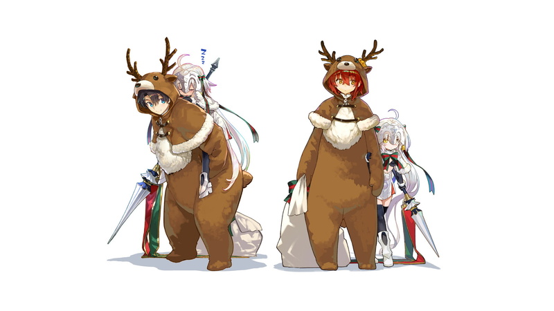 Fate/Grand Order, Jeanne dArc Alter, Fate Series, 1080P, Santa Lily, Fujimaru Ritsuka